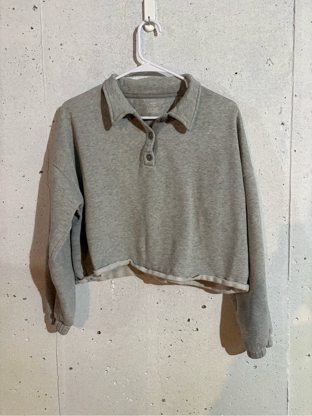Aerie Cropped Collar Sweatshirt | Size: Small